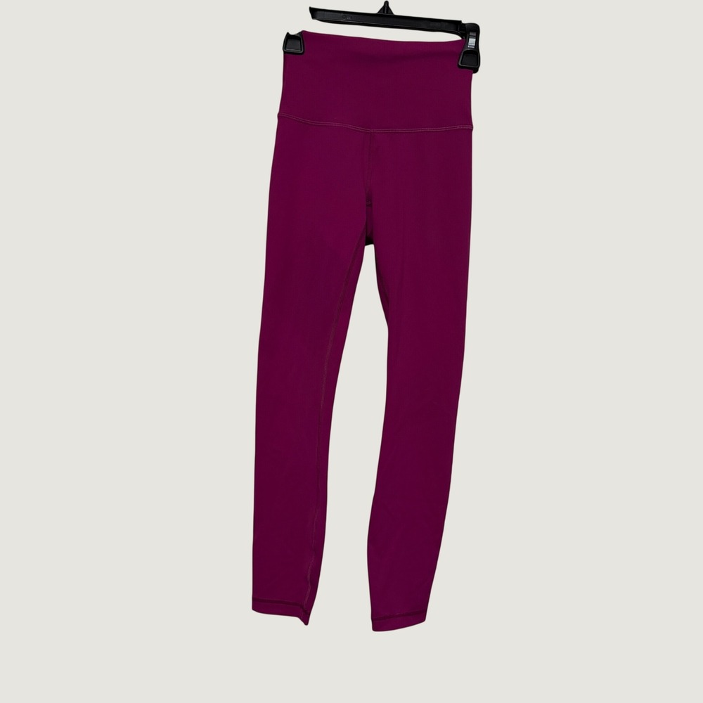 Lululemon Align‎ High-Rise Pant 25 Magenta Purple Yoga Leggings Size 0 LW5CQDS